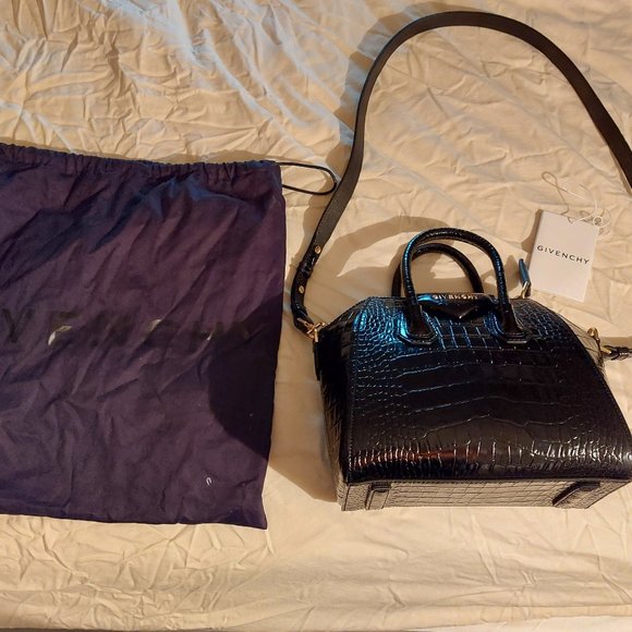Givenchy Mini Antigona Mock Croc - Picture 1 of 8